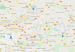 Llegar a Disneyland Paris aeropuerto Charles de Gaulle