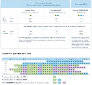 entradas parque disney