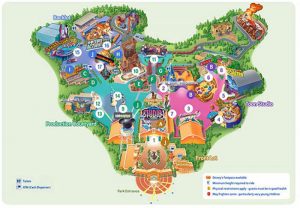 Walt Disney Studios mapa