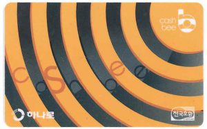 Tarjetas transporte Corea del Sur